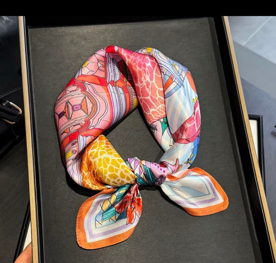 Foulard in seta di gelso 100%