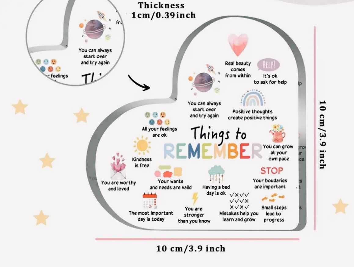 Fermacarte e soprammobile Ricorda ogni giorno…