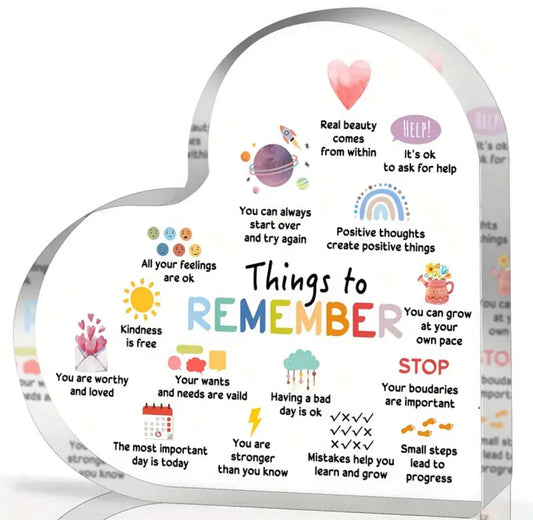 Fermacarte e soprammobile Ricorda ogni giorno…